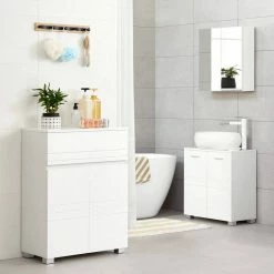 VASAGLE Badkommode »BBK140W01«, Badezimmerschrank, Sideboard mit Schublade, Badezimmer, Flur, 60 x 30 x 80 cm, weiß 14 VASAGLE Badkommode »BBK140W01«, Badezimmerschrank, Sideboard mit Schublade, Badezimmer, Flur, 60 x 30 x 80 cm, weiß -Vasagleaus Geschaft fc3f8e0b 92d9 4a5e b948 38d05dea257c