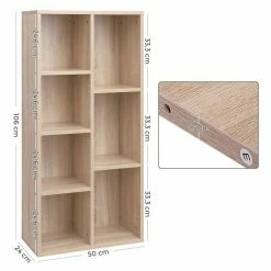 VASAGLE Bücherregal »LBC27NL LBC27WT LBC27BX«, Würfelregal, Standregal, eichefarben Natur, Vintage, Weiß 28 VASAGLE Bücherregal »LBC27NL LBC27WT LBC27BX«, Würfelregal, Standregal, eichefarben Natur, Vintage, Weiß -Vasagleaus Geschaft fc64e979 4cf1 40b7 8a2e e9765d2f550d
