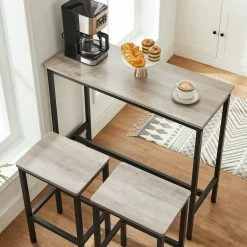 VASAGLE Barhocker »LBC65X LBC065B02«, 2er Set Barstühle, für Küche, Wohnzimmer, Esszimmer, Industrie-Design Greige, Vintage -Vasagleaus Geschaft fda15d67 0e5a 4821 935e 8da3c619e8a9