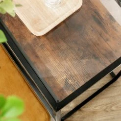 VASAGLE Konsolentisch »LNT11BX«, Konsolentisch im Industrie Design, Glastisch, vintage -Vasagleaus Geschaft fe538d05 a3ec 4332 abf0 0bbdcf588f83